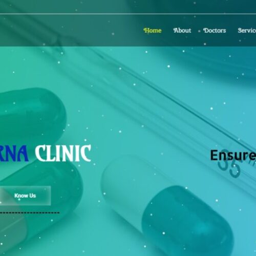 Jharna Clinic Website